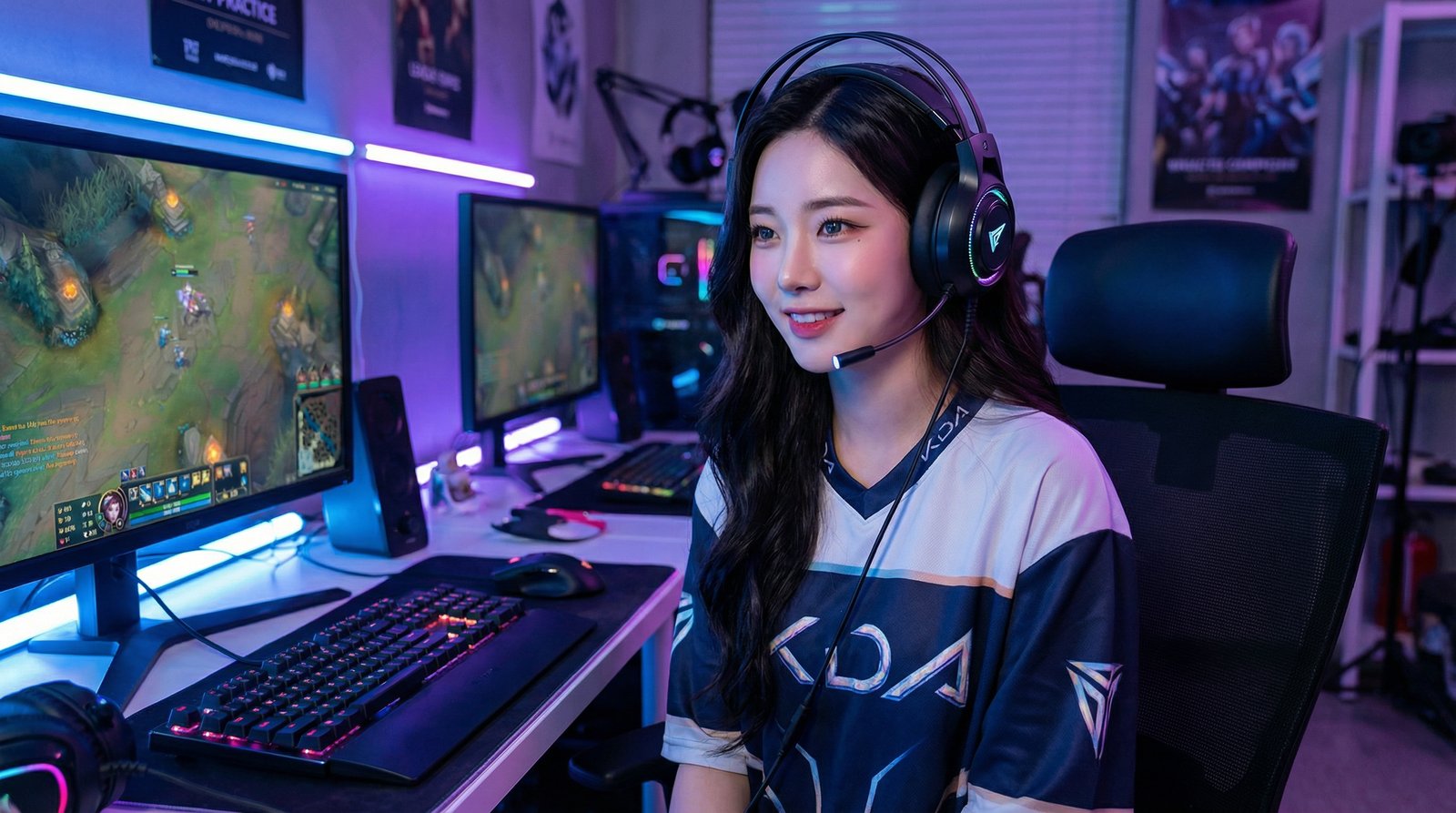 学生情侣英雄联盟视频解说